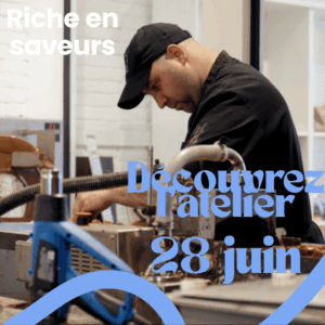 Visite de l'atelier à Pascal